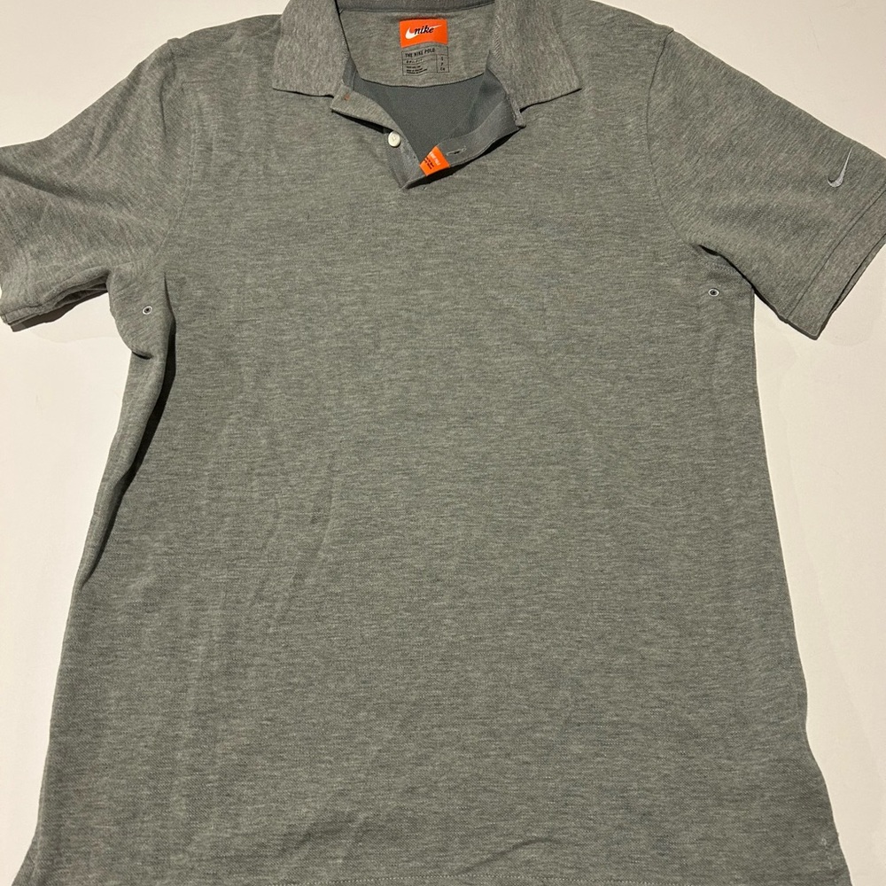 Nike Men's Heather Gray Polo Shirt size Small